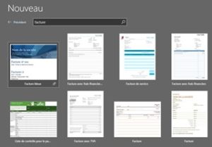 créer une facture dans Excel