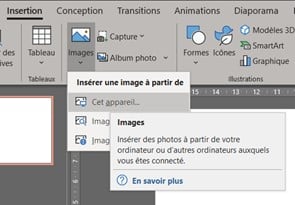 Formation en PowerPoint pour insérer des images_1