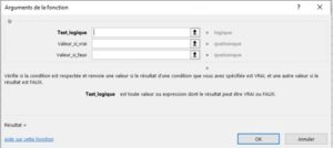 Formation Excel sur la fonction SI capture 3