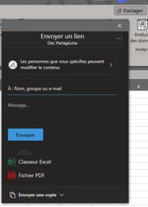 Formation Excel a distance partage de Classeur