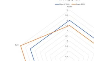 formation Excel à distance - écart graphique radar