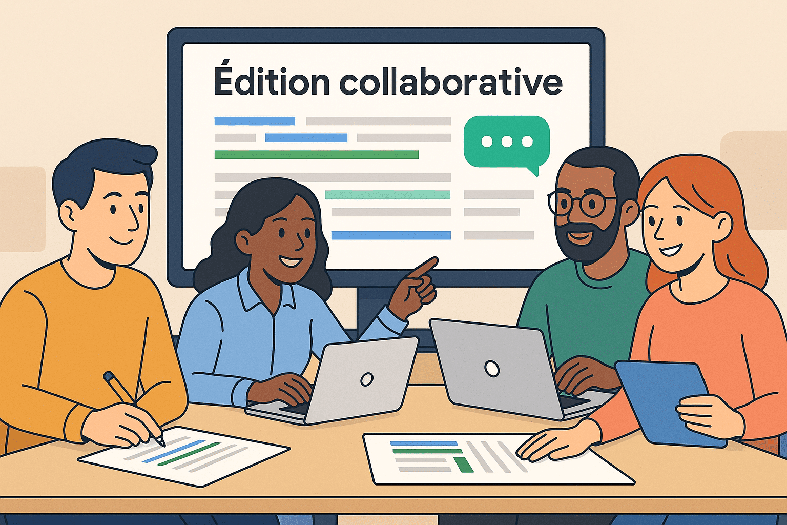 L'édition collaborative avec Google Workspace