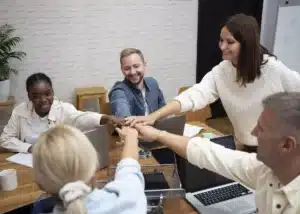 Forte inclusion d'une équipe en entreprise